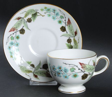 Spring Morning Footed Cup & Saucer Set