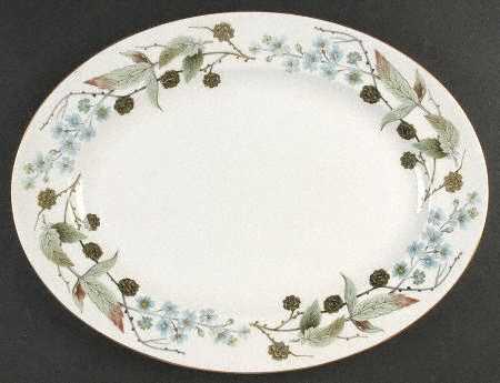 Spring Morning 15" Oval Serving Platter