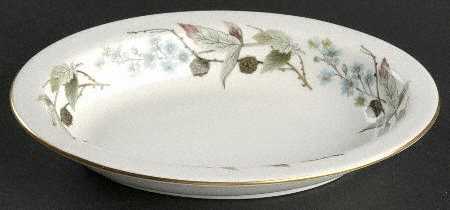 Spring Morning 10" Oval Vegetable Bowl