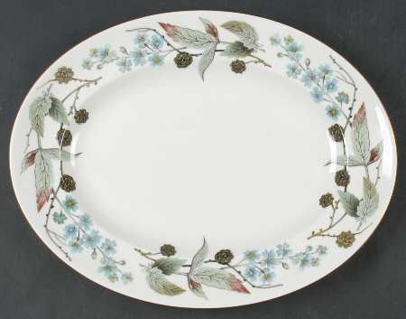 Spring Morning 13" Oval Serving Platter