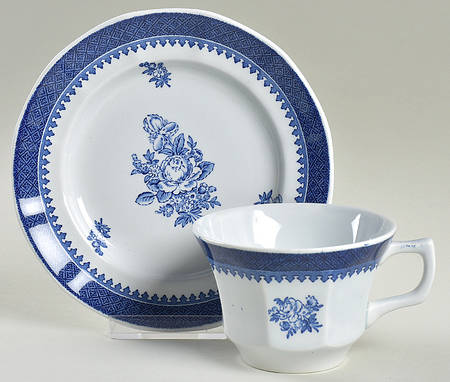 Springfield Flat Cup & Saucer Set