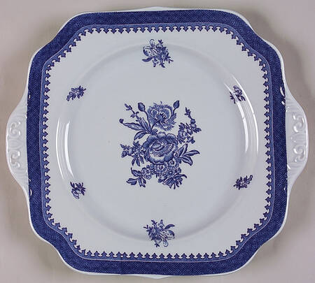 Springfield Square Handled Cake Plate
