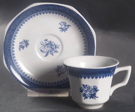 Springfield Flat Demitasse Cup & Saucer Set
