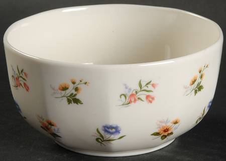 Springtime (Multi On Ivory) Sugar Bowl No Lid