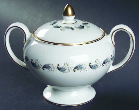 Stardust Leigh Shape Sugar Bowl & Lid