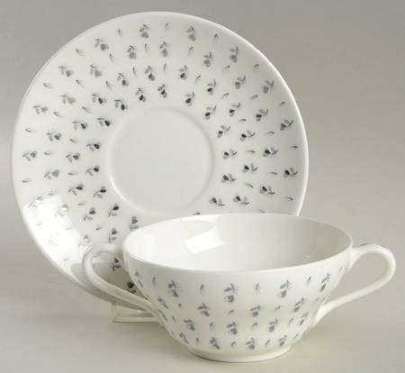Stamford Flat Cream Soup Bowl & Saucer Set by Wedgwood