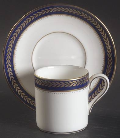 Stanton Bond Shape Demitasse Cup and Saucer Set