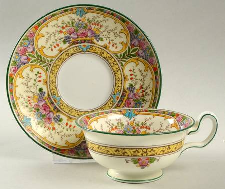 St Austell Footed Cup & Saucer Set