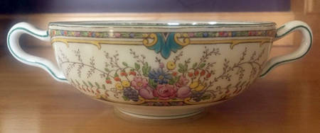 St Austell Footed Cream Soup Bowl