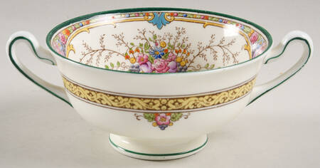 St Austell Footed Cream Soup Bowl