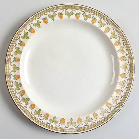Strawberry Fruit Luncheon Plate