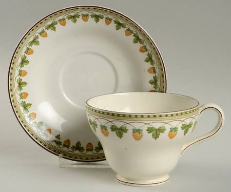 Strawberry Fruit Oversized Cup & Saucer Set