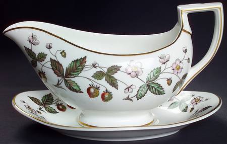 Strawberry Hill Gravy Boat & Underplate