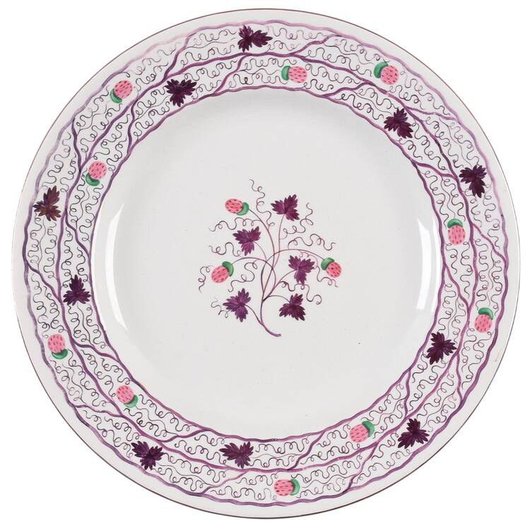 Strawberry Lustre Salad Plate