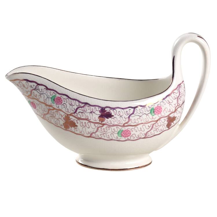 Strawberry Lustre Gravy Boat