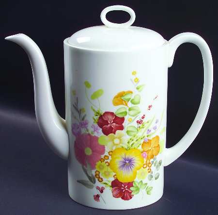 Summer Bouquet Coffee Pot & Lid