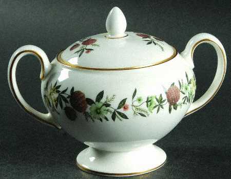 Summer Garland Leigh Shape Sugar Bowl & Lid