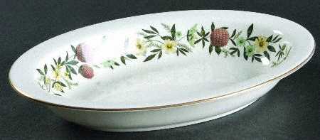 Summer Garland 10" Oval Vegetable Bowl