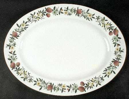 Summer Garland 15" Oval Serving Platter