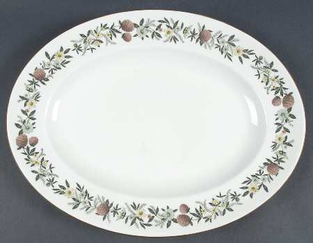Summer Garland 13" Oval Serving Platter