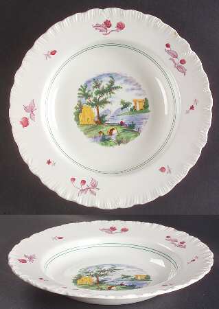 Summer Time Rim Soup Bowl