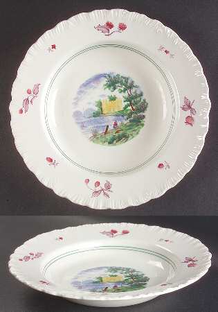 Summer Time Rim Soup Bowl