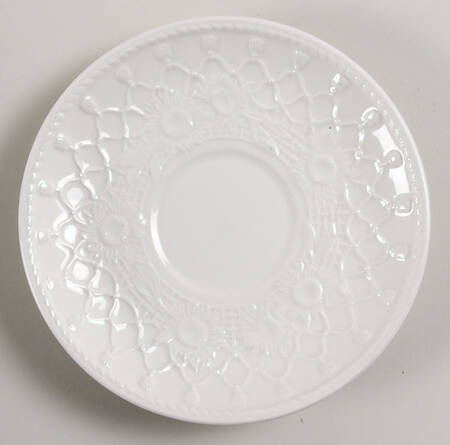 Sunflowers (White Embossed) Saucer