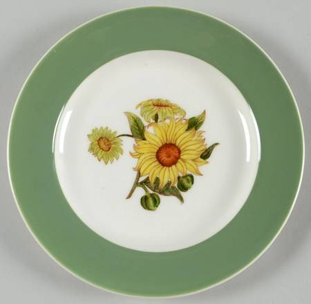 Sunflower Bread & Butter Plate