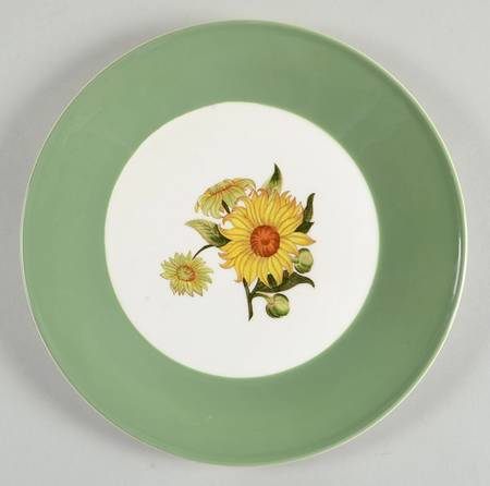 Sunflower Cake Plate
