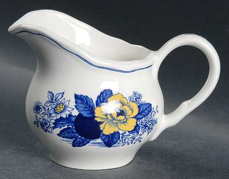 Surrey Blue & Yellow Creamer
