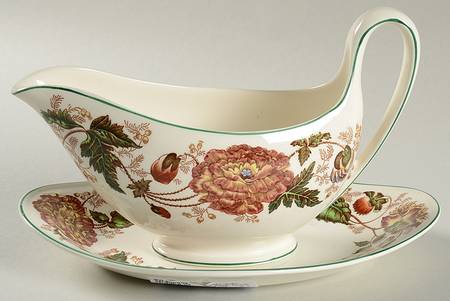 Surrey Rust Gravy Boat & Underplate/Relish