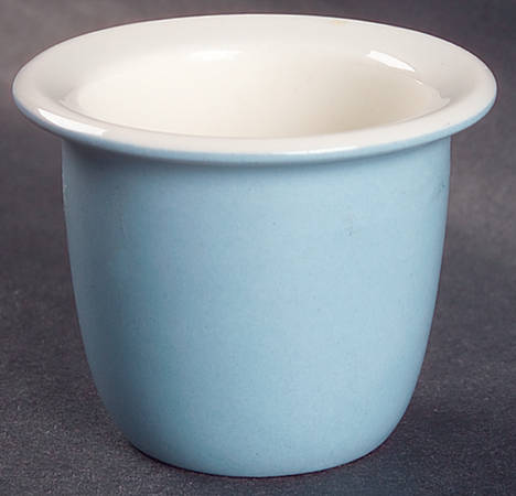 Summer Sky Blue and White (Barlaston Shape) Single Egg Cup