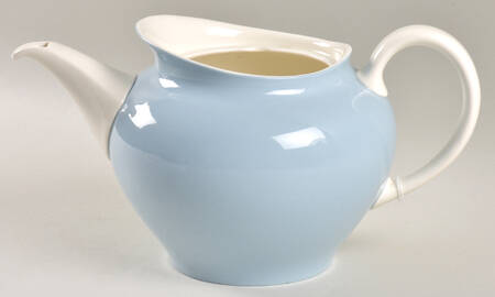 Summer Sky Blue and White (Barlaston Shape) Teapot No Lid