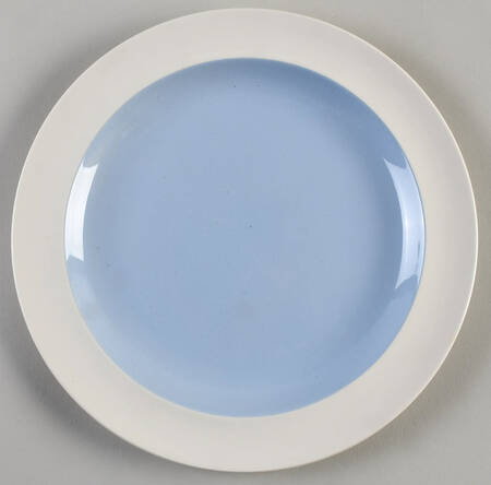 Summer Sky Blue and White (Barlaston Shape) Luncheon Plate