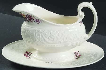 Swansea Gravy Boat with Attached Underplate