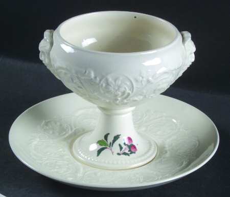 Swansea China Sherbet with Underplate
