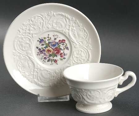 Swansea Footed Cup & Saucer Set