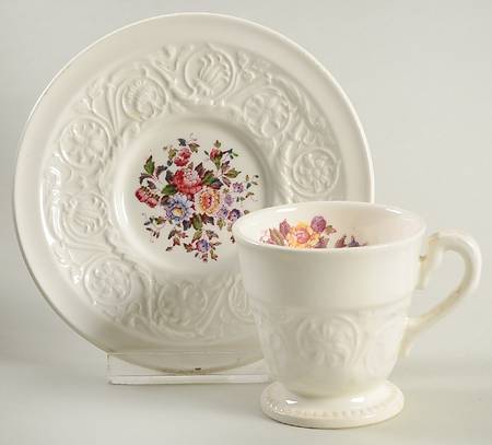 Swansea Footed Demitasse Cup & Saucer Set