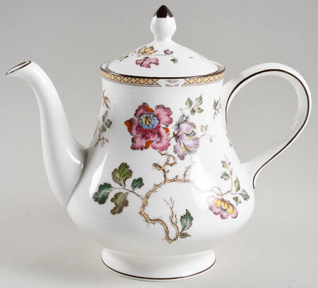 Swallow (Yellow Brown Trim) Teapot & Lid