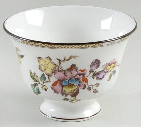 Swallow (Yellow Brown Trim) Open Sugar Bowl