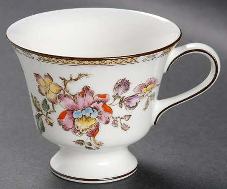 Swallow (Yellow Brown Trim) Footed Cup