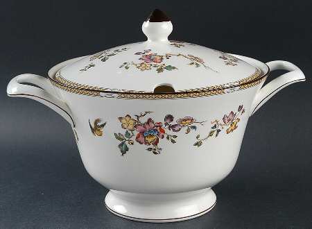Swallow (Yellow Brown Trim) Tureen &  Lid