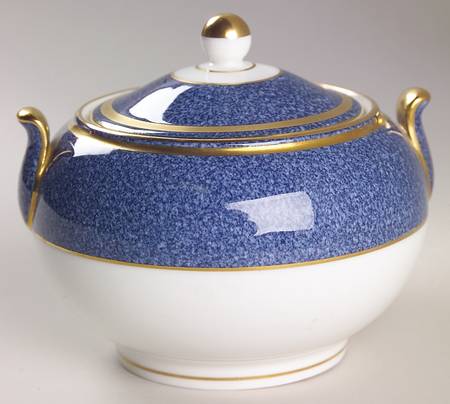 Swinburne Blue 146 Shape Sugar Bowl & Lid
