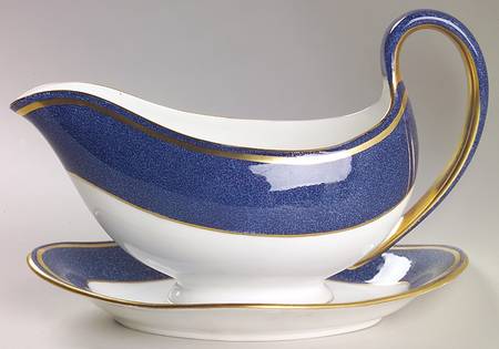 Swinburne Blue Gravy Boat & Underplate