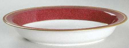 Swinburne Ruby 10" Oval Vegetable Bowl