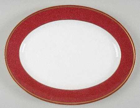 Swinburne Ruby 15" Oval Serving Platter