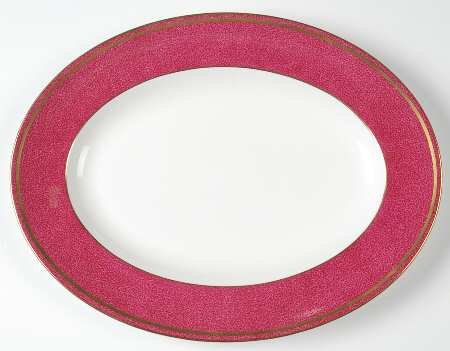 Swinburne Ruby 13" Oval Serving Platter