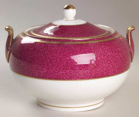 Swinburne Ruby 146 Shape Sugar Bowl & Lid