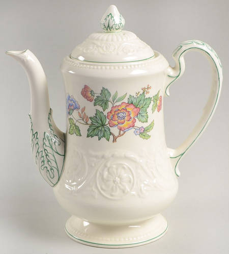 Tapestry Coffee Pot & Lid