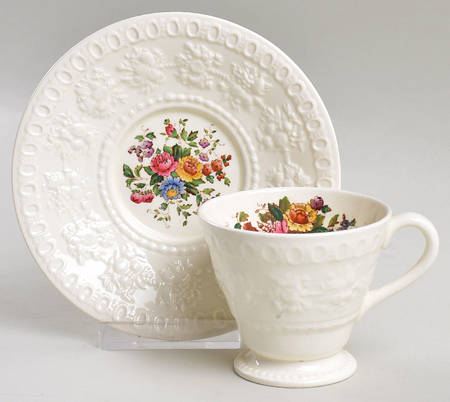 Tenbury Footed Demitasse Cup & Saucer Set